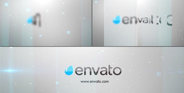 Videohive Minimal Glass Logo Logo Stings template preview