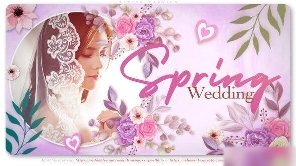 Videohive Spring Wedding Openers template preview