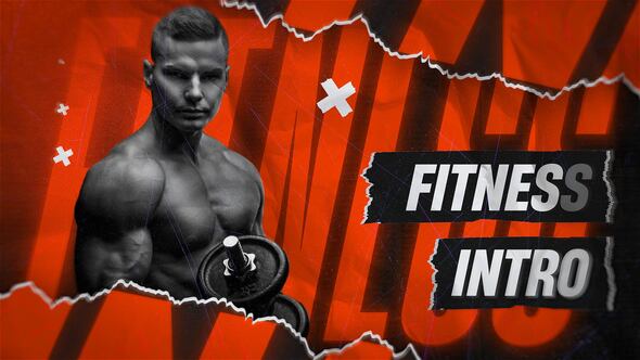 Videohive Sport Fitness Intro Openers template preview