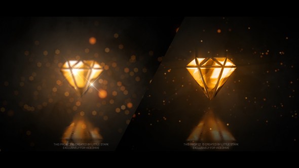 Videohive Gold Glossy Luxury Logo Logo Stings template preview