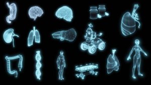 Videohive Medical Elements HUD Pack Video Displays template preview