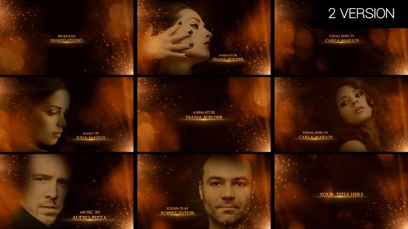 Cinematic Trailer Titles Video Displays template preview