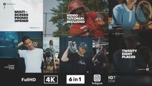 Videohive Multi Screen Promo Opener Openers template preview
