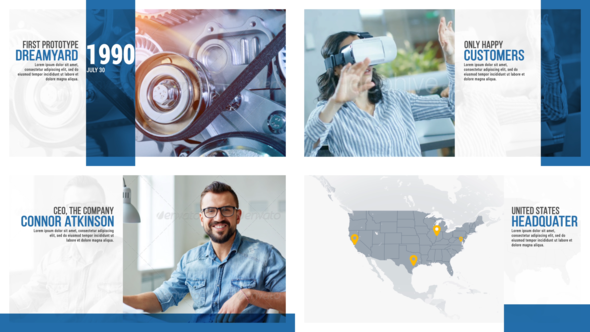 Videohive Corporate Presentation 21997470 Video Displays template preview