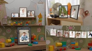 Videohive Children's room baby slideshow Product Promo template preview