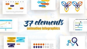 Infographics Vol.19 Video Displays template preview