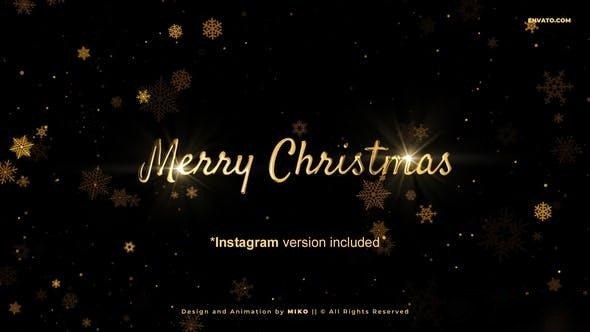Videohive Christmas Wishes 42299615 Openers template preview