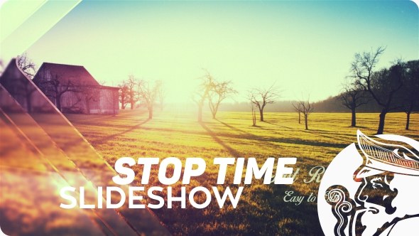Stop Time Slideshow Video Displays template preview
