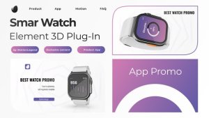 Videohive Smart Watch Product Promo template preview