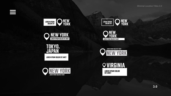 Videohive Location Titles | AE 52929384 Titles template preview