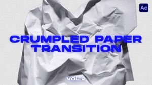 Videohive Crumpled Paper Transitions VOL.2. | After Effects Elements template preview