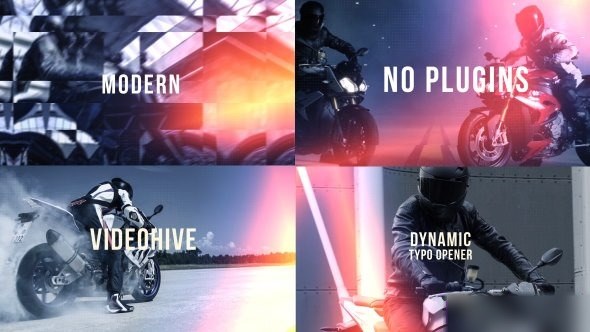 Videohive Dynamic Typo Opener 21181309 Openers template preview