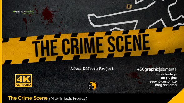 Videohive The Crime Scene Opener Openers template preview