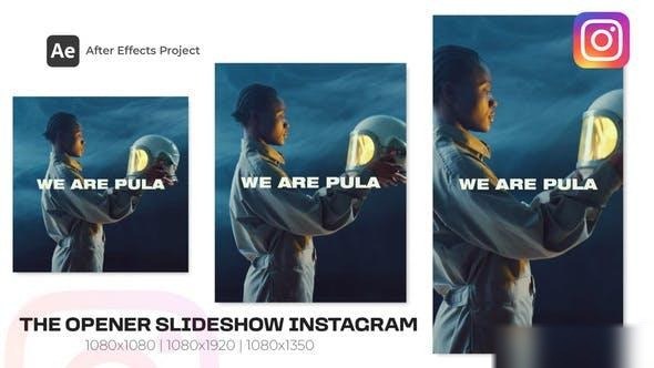 Videohive The Opener Slideshow Instagram Openers template preview