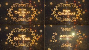 Christmas Video Displays template preview