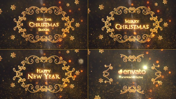 Christmas Video Displays template preview