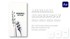 Videohive Minimal Slideshow - Instagram Reels, TikTok Post, Short Stories Product Promo template preview