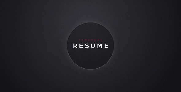 Videohive Personal Resume Openers template preview
