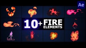 Videohive Fire Elements | After Effects Elements template preview