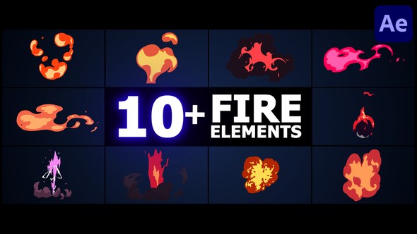 Videohive Fire Elements | After Effects Elements template preview