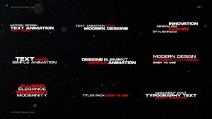 Videohive 09 Text Animation | After Effects Titles template preview