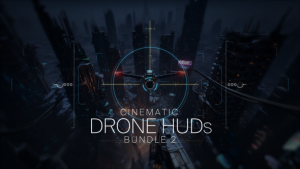 Videohive Drone Hud UIs - Bundle 2 Infographics template preview