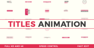 Titles Animation Video Displays template preview