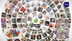 Videohive Mosaic Logo Reveal 48048207 Logo Stings template preview