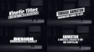 Videohive Kinetic Titles 47317545 Titles template preview
