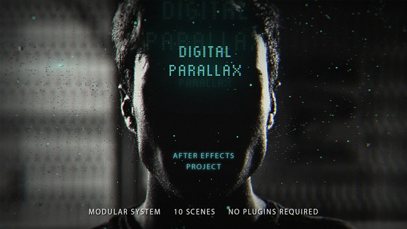 Videohive Digital Parallax 23246456 Video Displays template preview