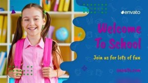 Videohive Back To School Promo 39206185 Openers template preview
