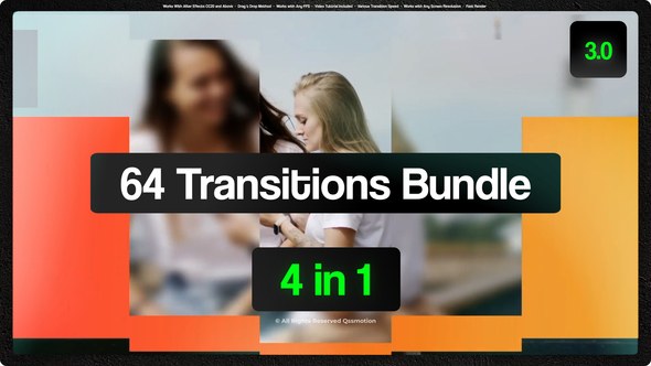 Videohive Transitions Bundle 3.0 Elements template preview