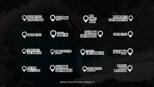 Videohive Bounce Location Titles | After Effects Titles template preview