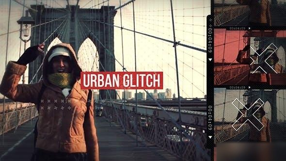 Videohive Urban Glitch 17959487 Openers template preview