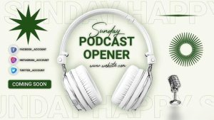 Videohive Podcast Opener 56367477 Openers template preview