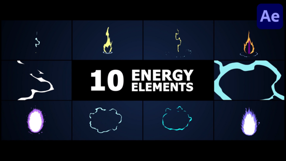 Videohive Energy Elements | After Effects 52243461 Elements template preview