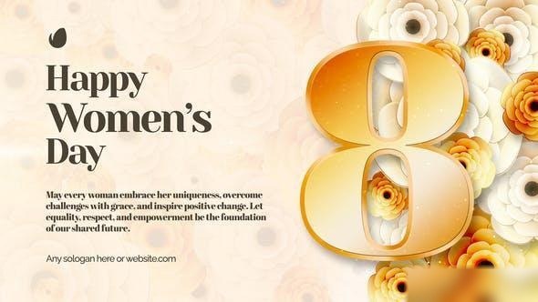 Videohive Happy WomenвЂ™s Day - Opener | Greeting | Intro V.03 Openers template preview