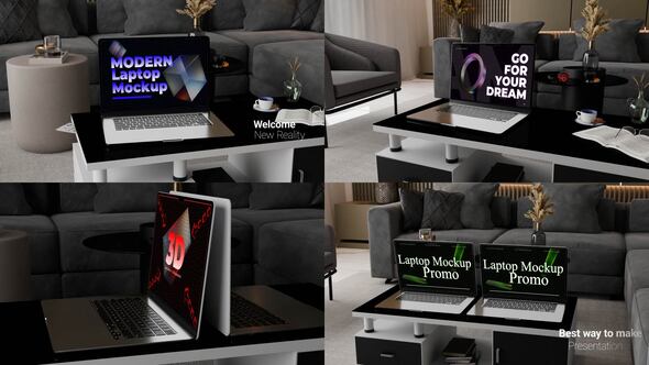 Videohive Laptop Mockup Promo 57171545 Product Promo template preview