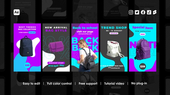 Videohive Purchase Instagram Stories Product Promo template preview