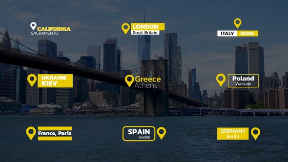 Videohive Location Titles | AE 46854665 Titles template preview
