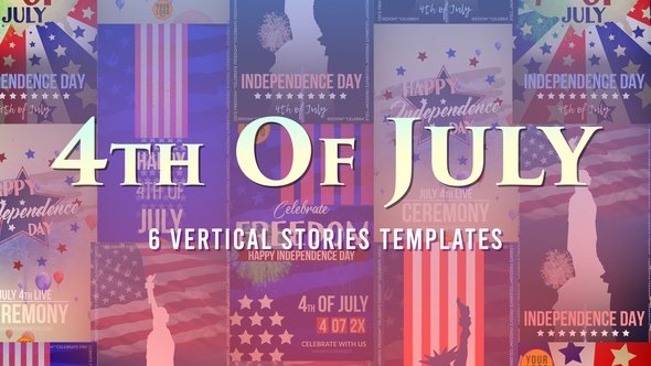 Videohive 4th of July Independence Day Stories Broadcast-packages template preview