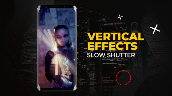 Videohive Vertical Slow Shutter Effects | After Effects Elements template preview