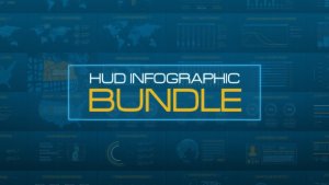 HUD Infographic Video Displays template preview