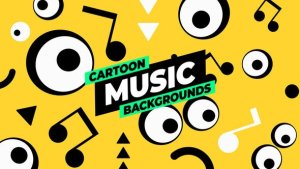Videohive Cartoon Music Backgrounds Elements template preview