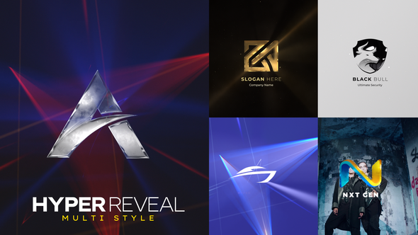 Videohive Hyper Reveal Logo Stings template preview