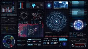 Sci-fi Interface HUD Video Displays template preview
