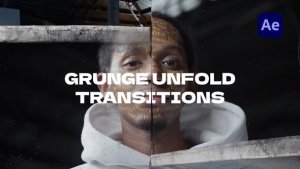 Videohive Grunge Unfold Transitions | After Effects Elements template preview