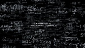 Videohive Physical Formulas Background Infographics template preview