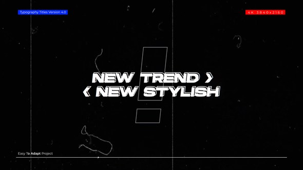 Videohive Typography Titles + RGB | After Effects Titles template preview