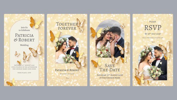 Videohive Wedding Invitation Video Template 52292603 Video Displays template preview
